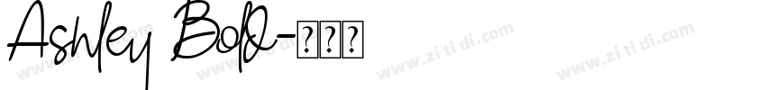 Ashley Bold字体转换